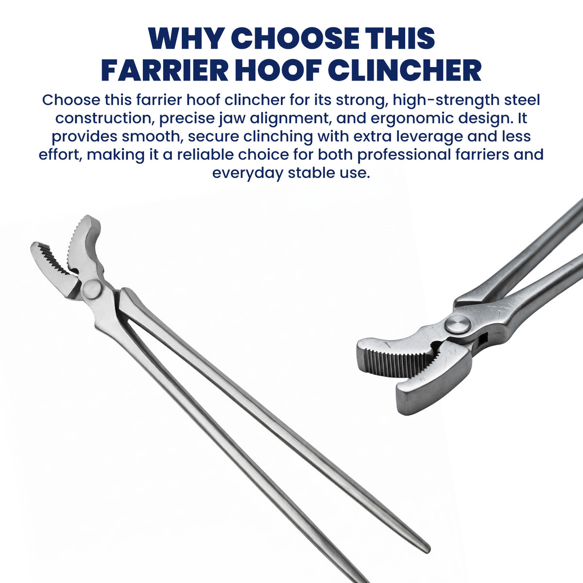 12 inch farrier nail clincher – view 8
