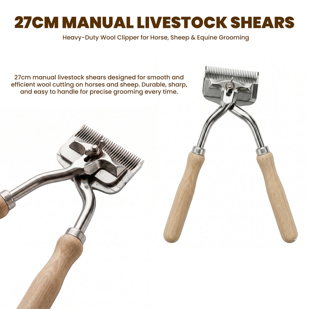 Hand Wool Shears 27cm for Sheep & Goats | Tools Master UK