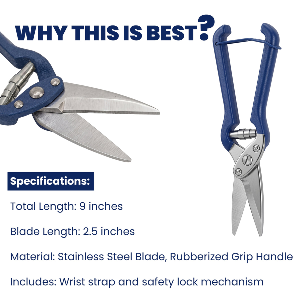 Heavy duty goat hoof clippers – view 5