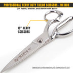 10 inch fabric scissors for leather and upholstery