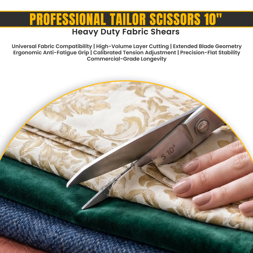 Heavy duty 10 inch upholstery shears