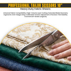 Heavy duty 10 inch upholstery shears