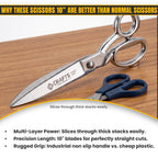 NS Crafts dressmaking scissors 10 inch