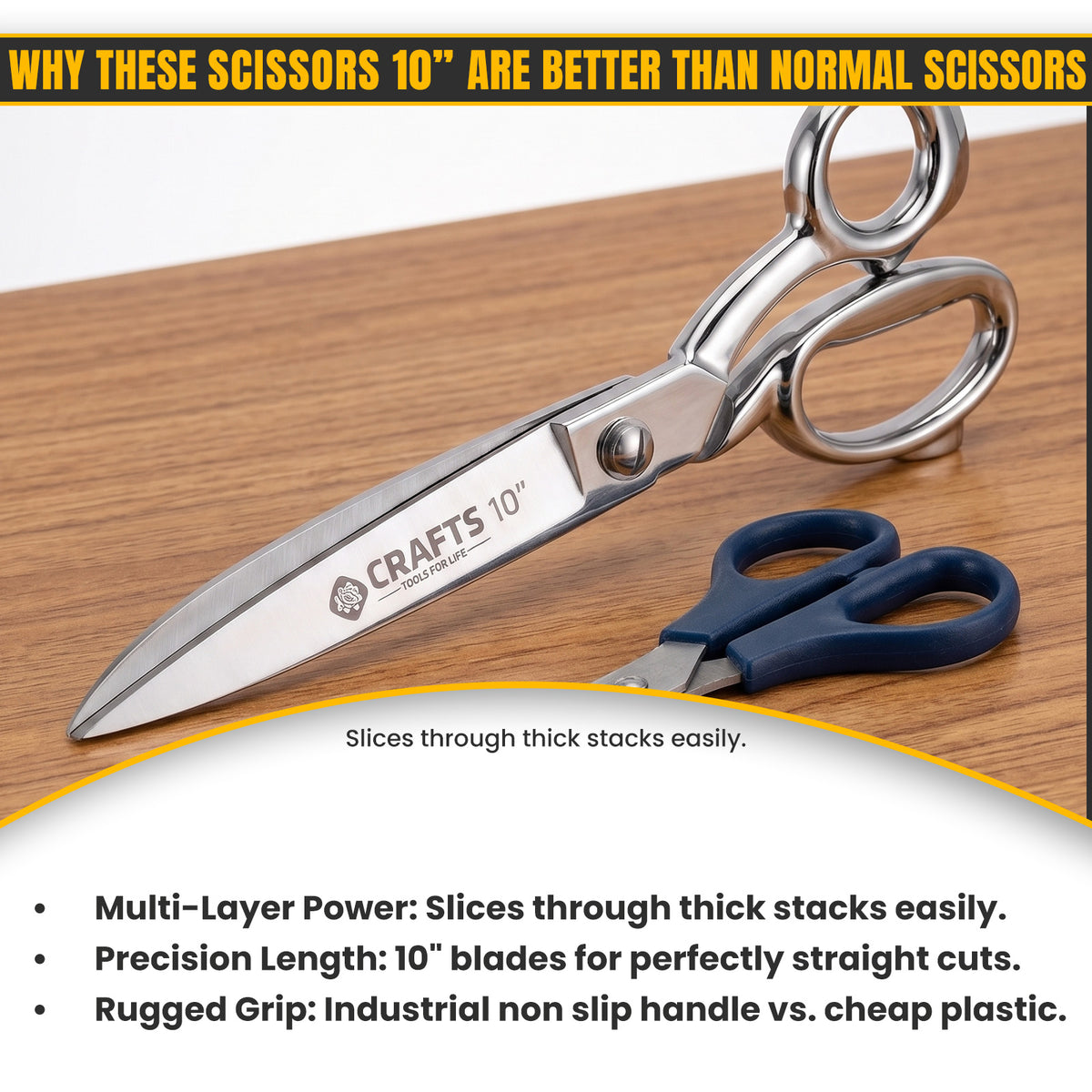 NS Crafts dressmaking scissors 10 inch