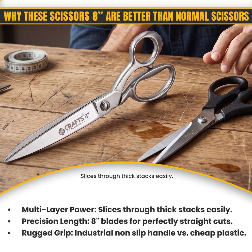 NS Crafts dressmaking scissors 8 inch