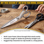NS Crafts dressmaking scissors 8 inch