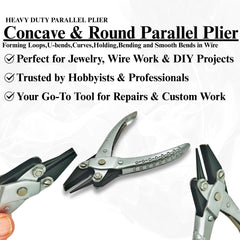 Artisanal beading and wire crafting tool in action

