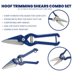 2 piece hoof trimming shears set – view 2