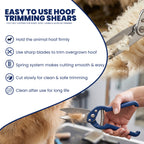 2 piece hoof trimming shears set – view 5
