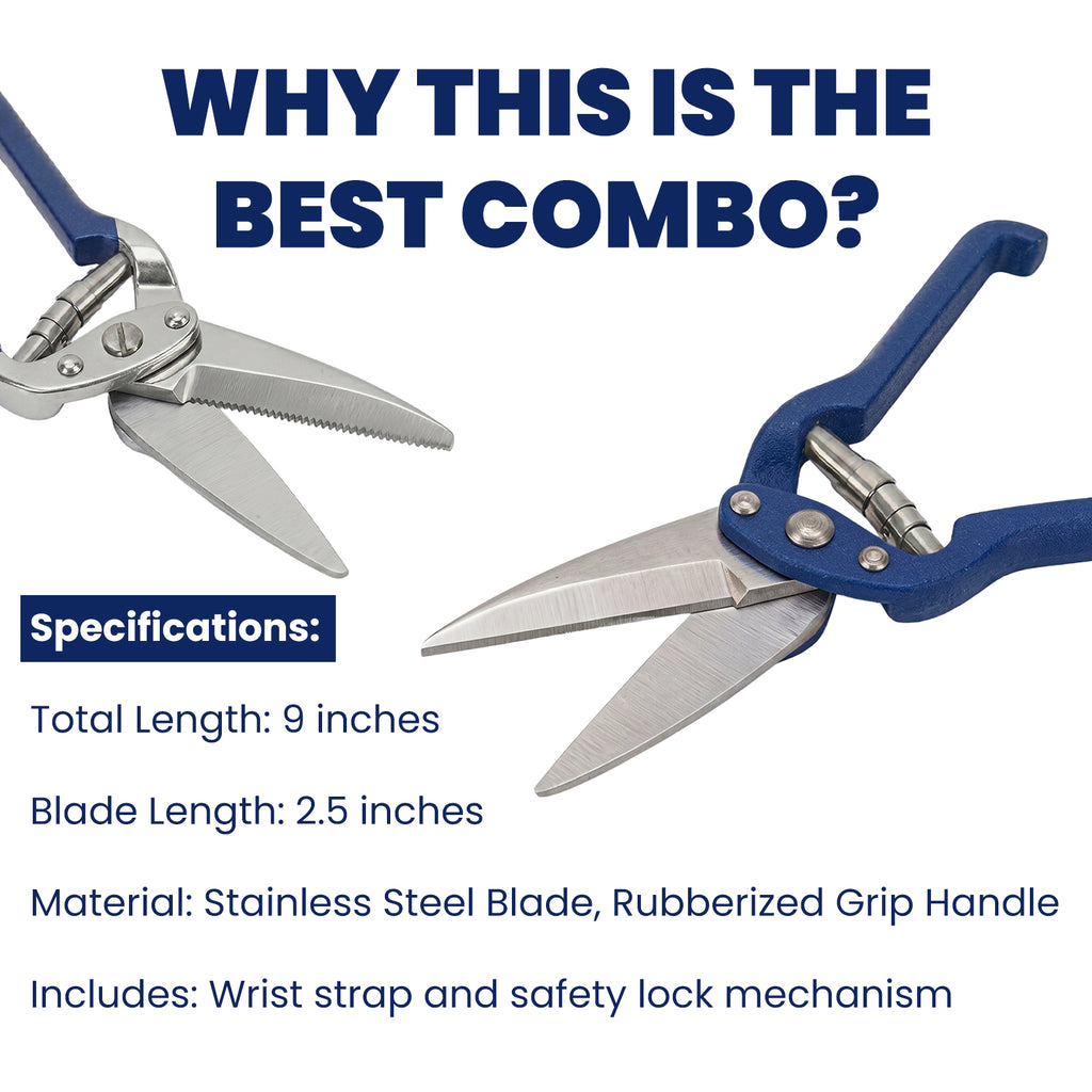 2 piece hoof trimming shears set – view 6