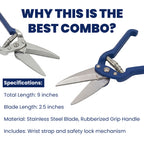 2 piece hoof trimming shears set – view 6