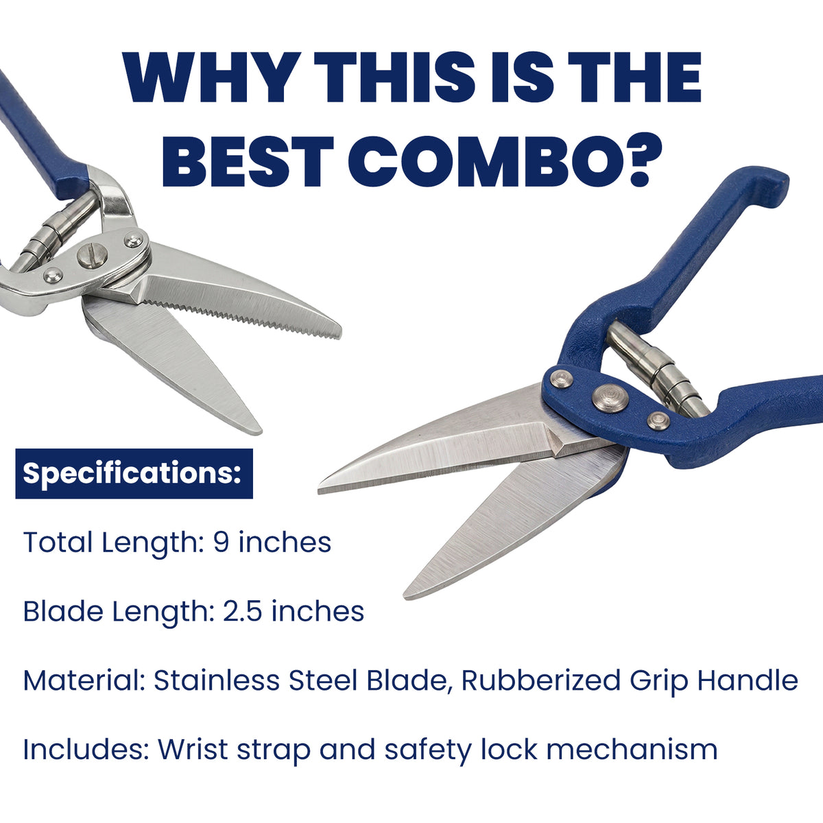 2 piece hoof trimming shears set – view 6