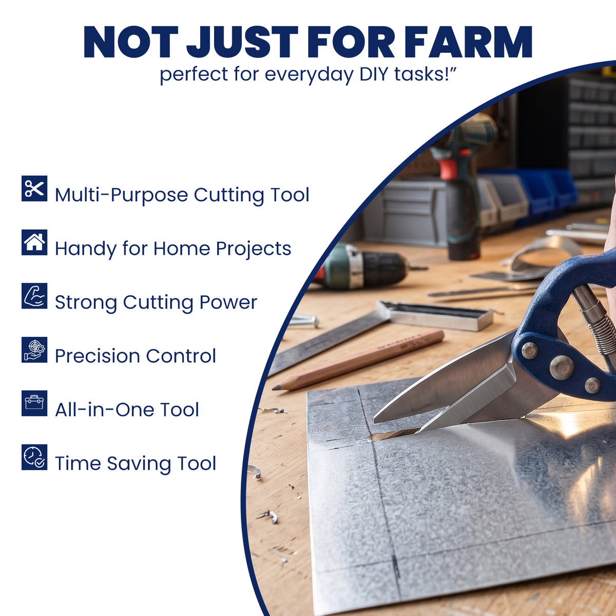 2 piece hoof trimming shears set – view 7