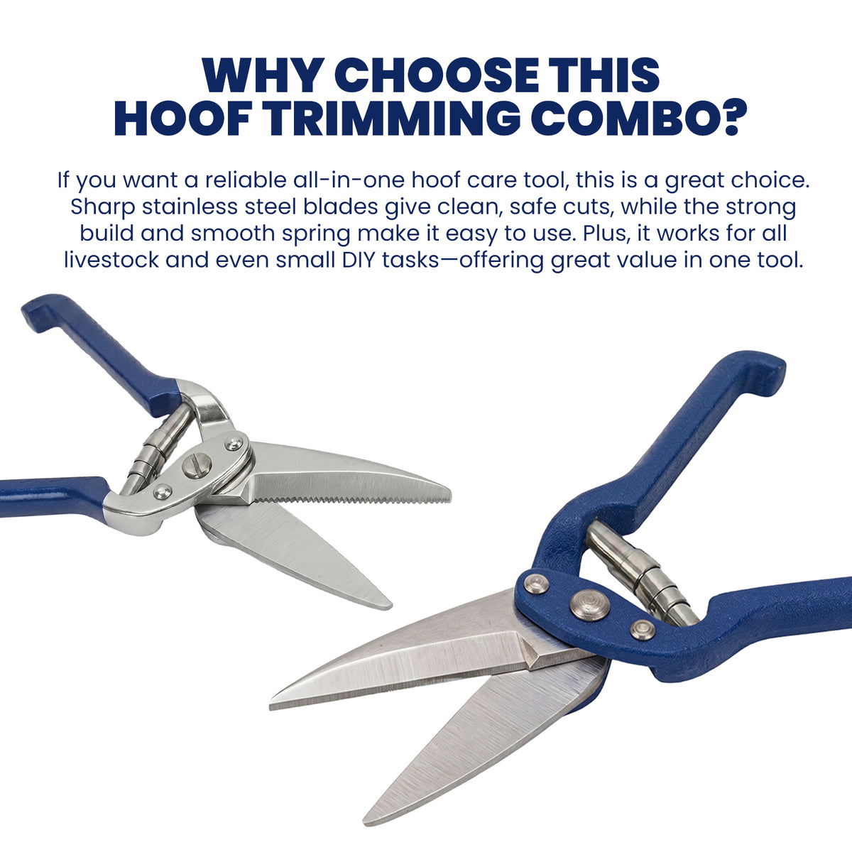 2 piece hoof trimming shears set – view 9