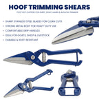 9 inch hoof trimming shears – view 2