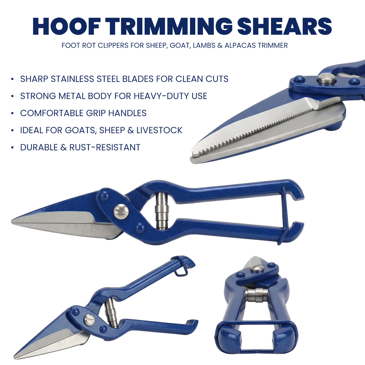 9 inch hoof trimming shears – view 2