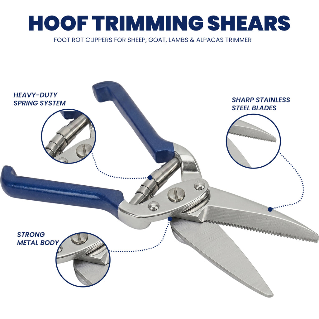 9 inch hoof trimming shears – view 3