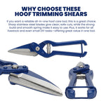 9 inch hoof trimming shears – view 8