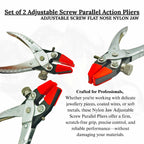 Parallel-action jaws for secure and uniform grip

