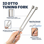 NS Crafts Otto weighted tuning fork set 32, 64 and 128 Hz with mallets and pouches – image 4