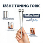 NS Crafts Otto weighted tuning fork set 32, 64 and 128 Hz with mallets and pouches – image 6