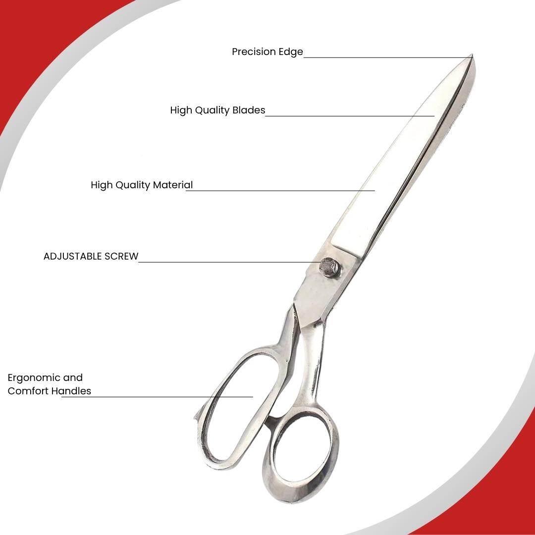 "Premium sewing scissors for professional use"