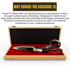 Premium 12 inch tailor scissors by Tools Master UK