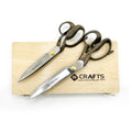 NS Crafts premium 10 inch and 12 inch tailor scissors set