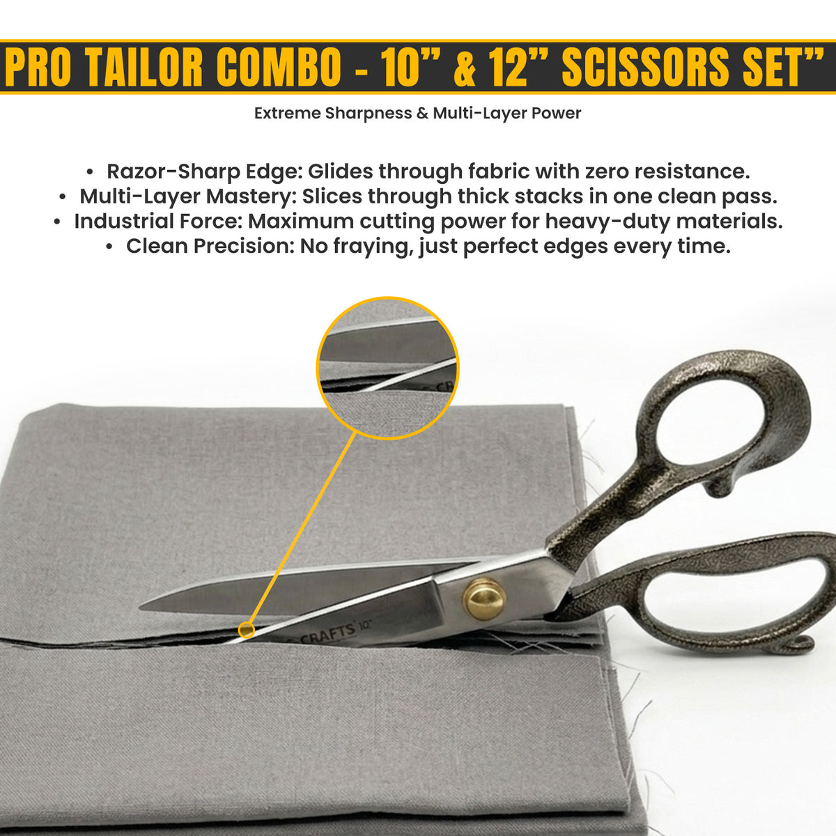10 inch premium tailor scissors