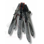 Flat nose parallel action pliers