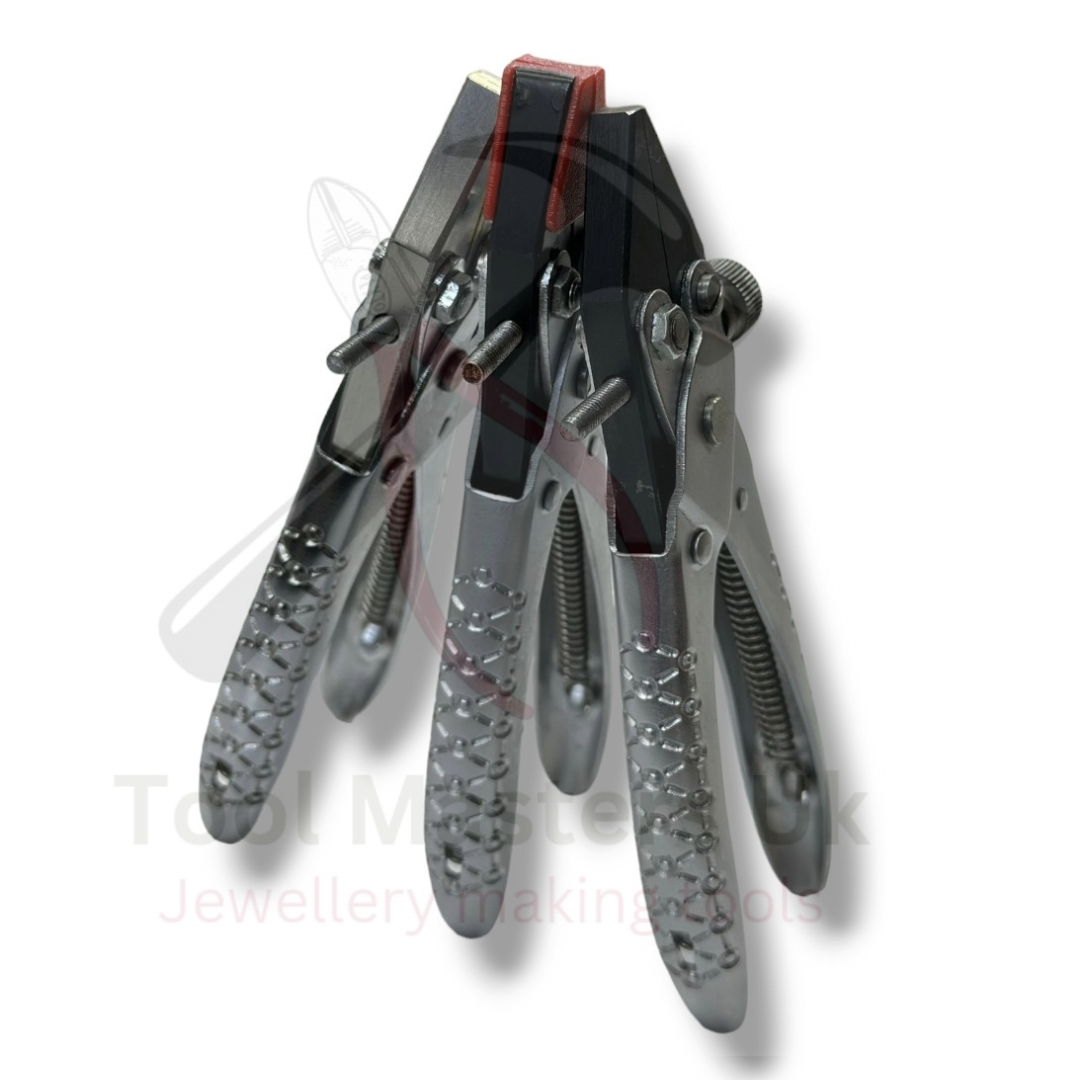 Flat nose parallel action pliers