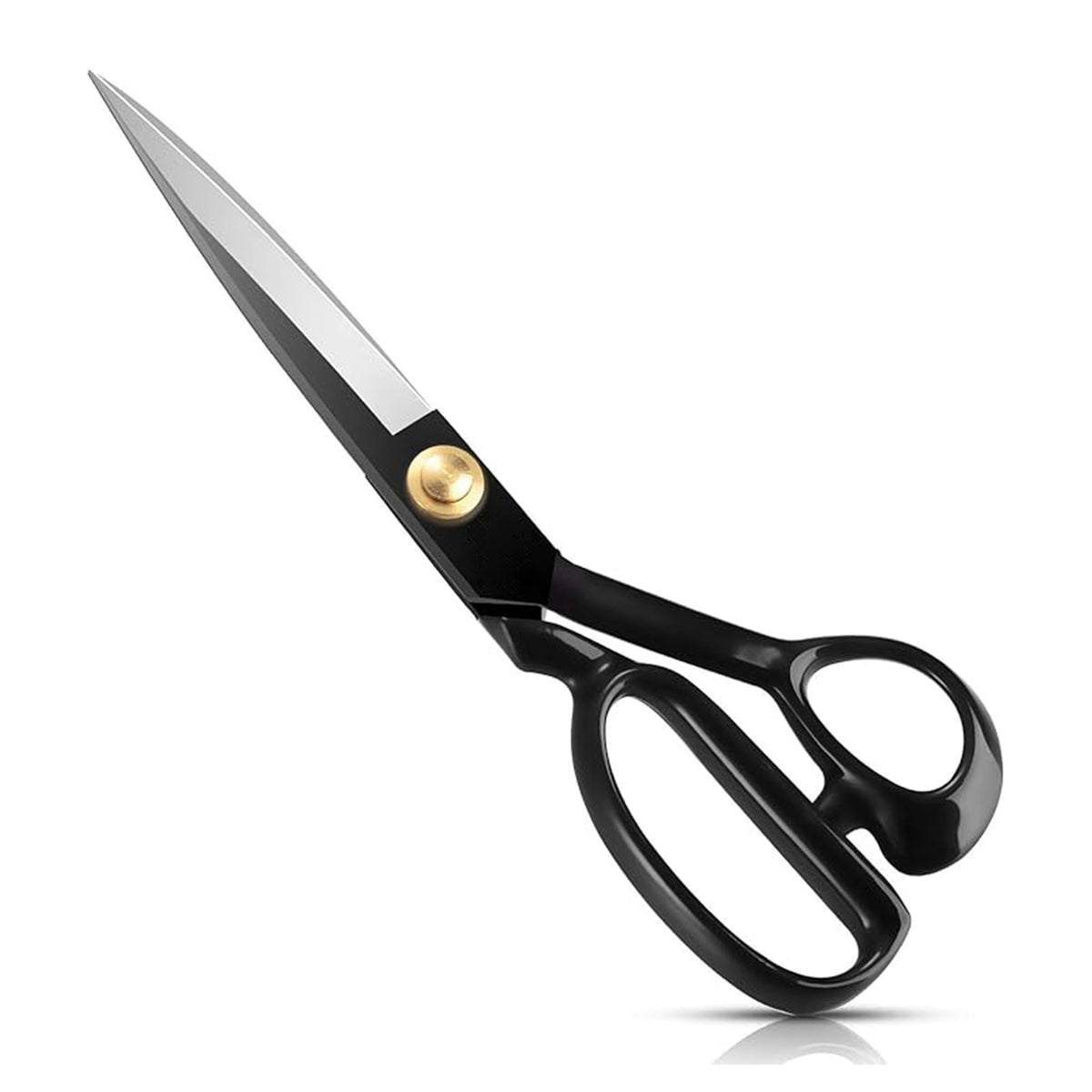 NS Crafts professional 8 inch all black tailor scissors