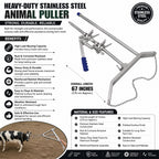 66 inch ratchet calf puller – view 6