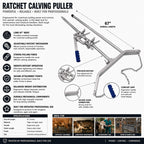 66 inch ratchet calf puller – view 7