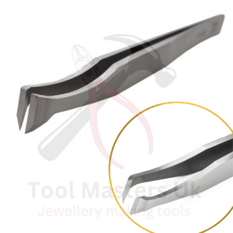 thumbnail image 2 of Head And Shank Soldering Tweezers – Stainless Steel Jewelers Tools By ODM (with File) 2 of 5
