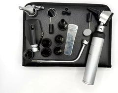 ENT Diagnostic Set Otoscope Ophthalmoscope Nasal Larynx Exam for Human & Vet