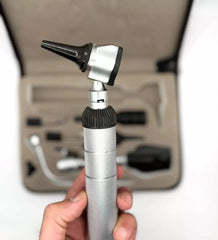 ENT Diagnostic Set Otoscope Ophthalmoscope Nasal Larynx Exam for Human & Vet