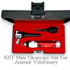 ENT Mini Otoscope Set for Animal Veterinary Medical Diagnostic Examination