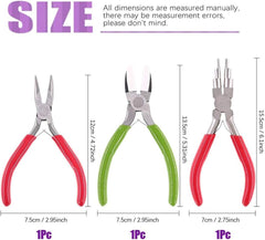 6 in 1 Loop Pliers, Artistic Wire Pliers & Micro Curved Pliers Jewelry Making