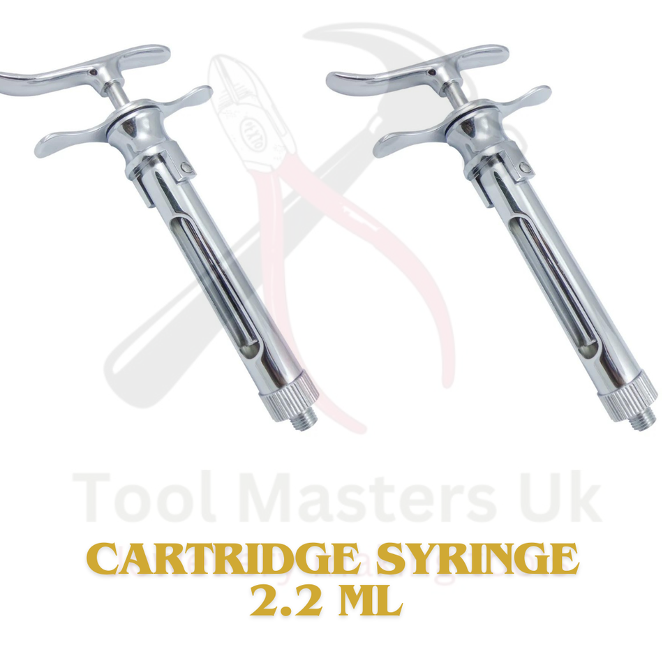 Dental Cartridge Syringe 2.2ml Lab Anesthetic Anesthesia Surgical Syringes -2x