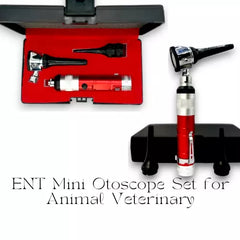 ENT Mini Otoscope Set for Animal Veterinary Medical Diagnostic Examination