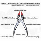 Ergonomic, anti-slip handles for long crafting sessions


