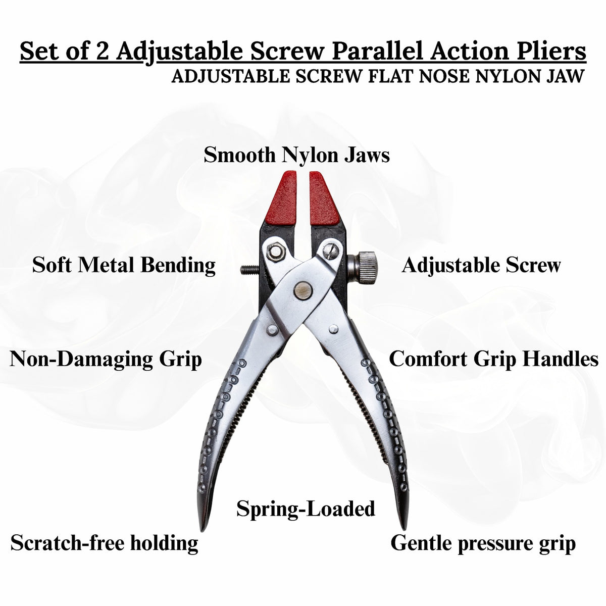 Ergonomic, anti-slip handles for long crafting sessions

