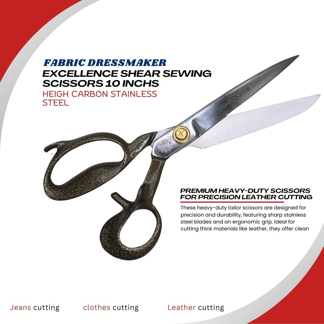 thumbnail image 2 of LAJA IMPORTS 10 Inch Heavy Duty Stainless Steel Tailor Shears - Right Handed 2 of 6