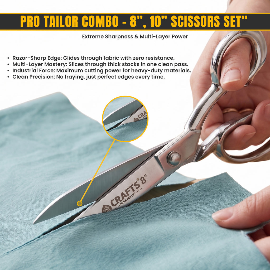 8 inch heavy duty sewing scissors